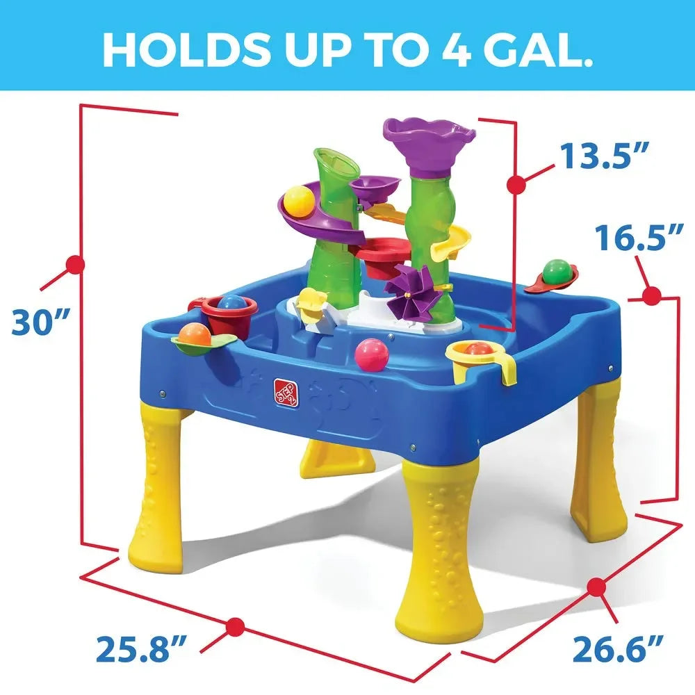 Step2 Rise & Fall Water & Ball Table – Interactive Water and Ball Play Table for Toddlers and Kids | Durable Outdoor Activity Toy - Naivri