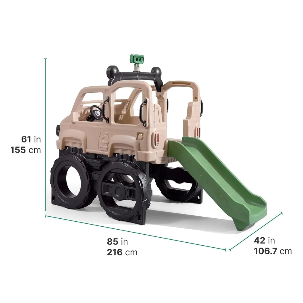 Step2 Safari Truck Climber – Rugged Outdoor & Indoor Playset for Active Kids’ Imaginative Adventure - Naivri