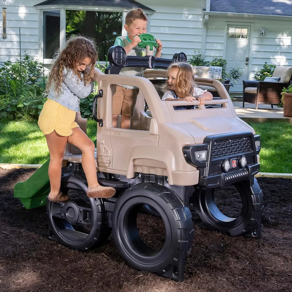 Step2 Safari Truck Climber – Rugged Outdoor & Indoor Playset for Active Kids’ Imaginative Adventure - Naivri