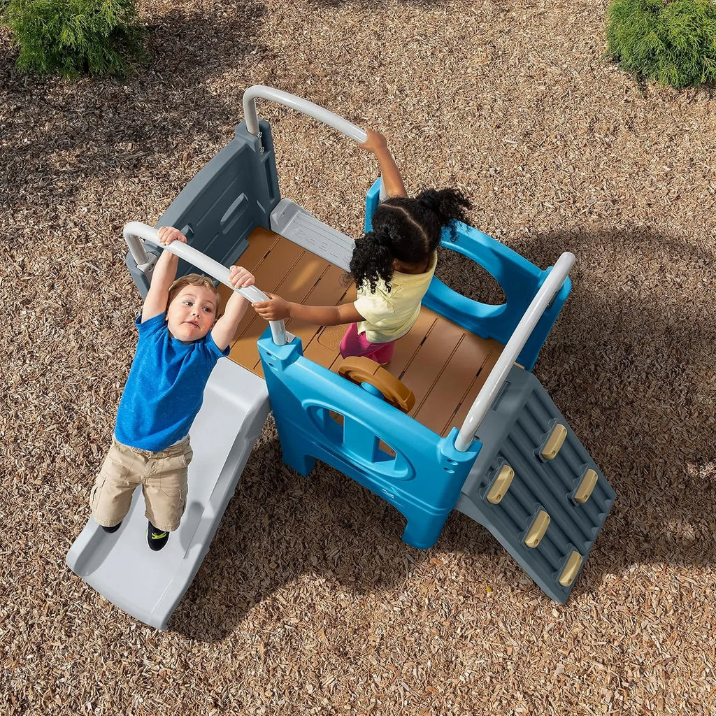 Step2 Scout & Slide Climber – Durable Outdoor Playset for Active Kids' Imaginative Adventures - Naivri