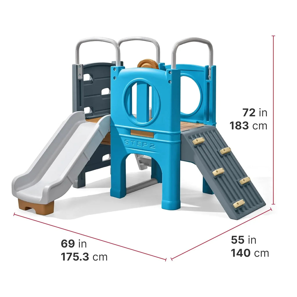 Step2 Scout & Slide Climber – Durable Outdoor Playset for Active Kids' Imaginative Adventures - Naivri
