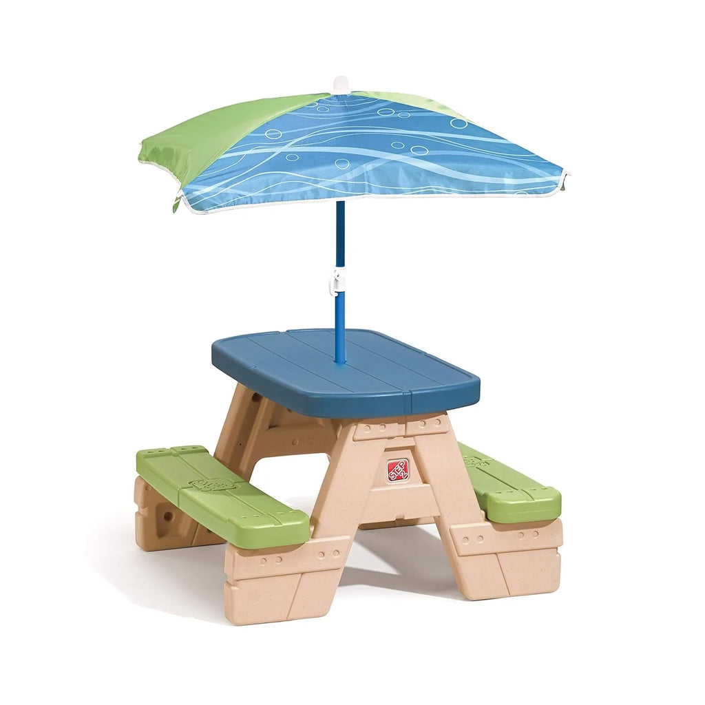 Step2 Sit & Play Picnic Table With Umbrella - Naivri