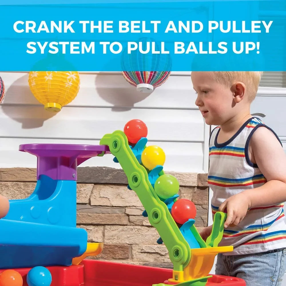 Step2 STEM Discovery Ball Table – Educational Sand & Water Activity Table for Kids | Fun STEM Toy for Ages 2 to 7 - Naivri