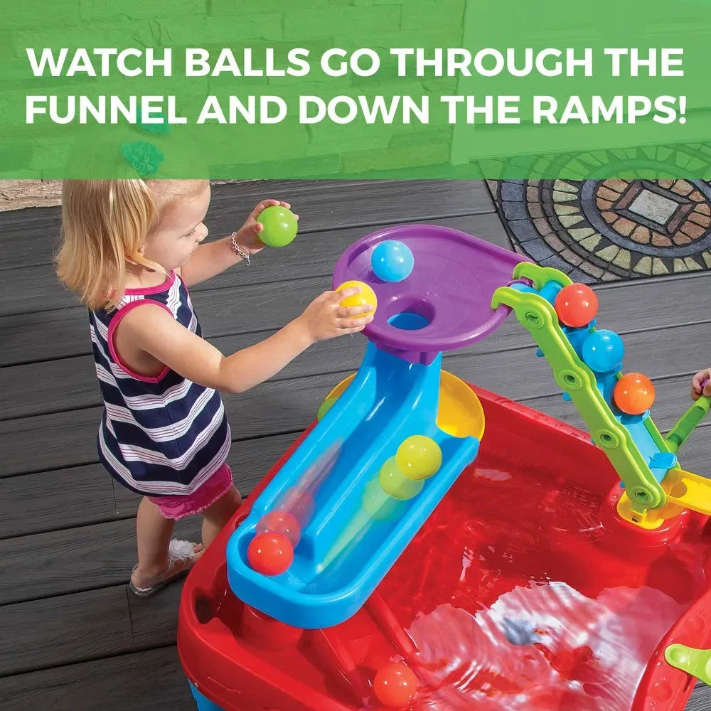 Step2 STEM Discovery Ball Table – Educational Sand & Water Activity Table for Kids | Fun STEM Toy for Ages 2 to 7 - Naivri