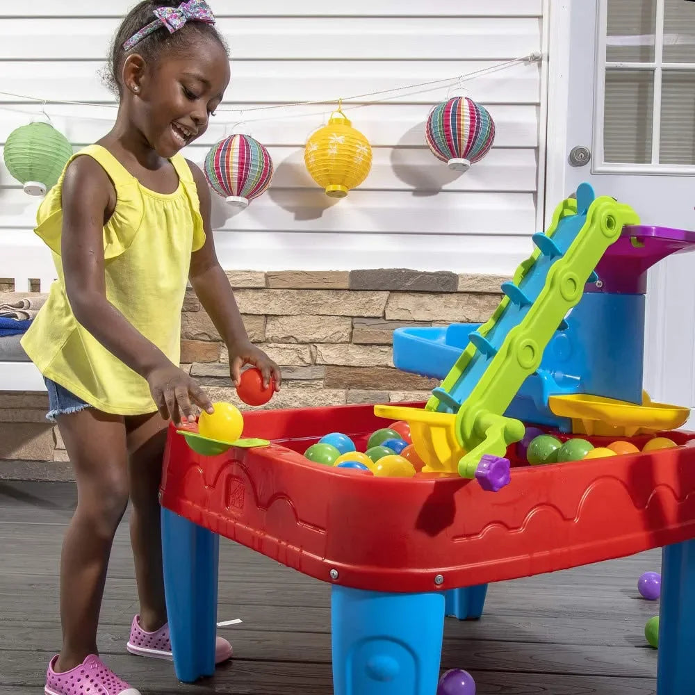 Step2 STEM Discovery Ball Table – Educational Sand & Water Activity Table for Kids | Fun STEM Toy for Ages 2 to 7 - Naivri