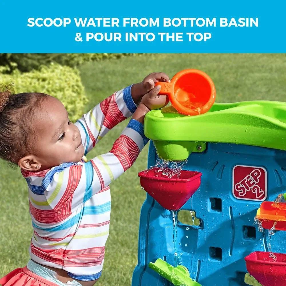 Step2 Waterfall Discovery Wall – Engaging STEM Water Play Activity for Toddlers and Kids - Naivri