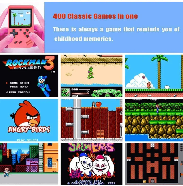 Sup Game Box - 400 Retro Games | 3” HD Screen - Naivri