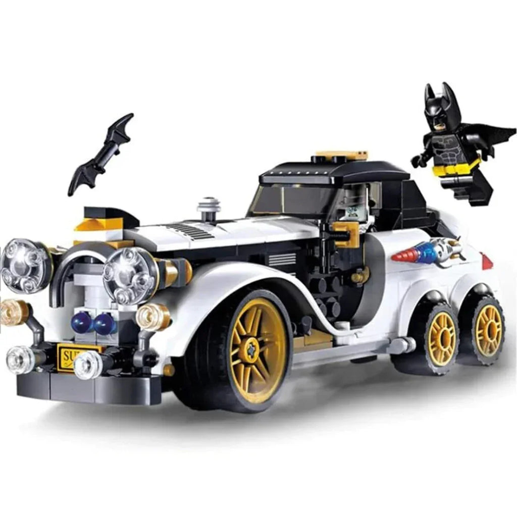 Super Hero Batman Building Blocks Set – 305 Pcs Construction Toy Compatible with Major Brick Brands | Architect Bricks Ref. 7128 | For Kids Ages 6+ - Naivri