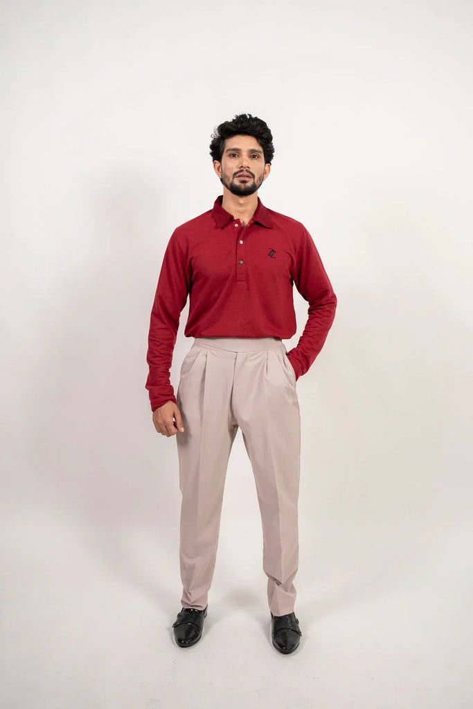 Tailored High Waist Adjustable Trousers - Naivri