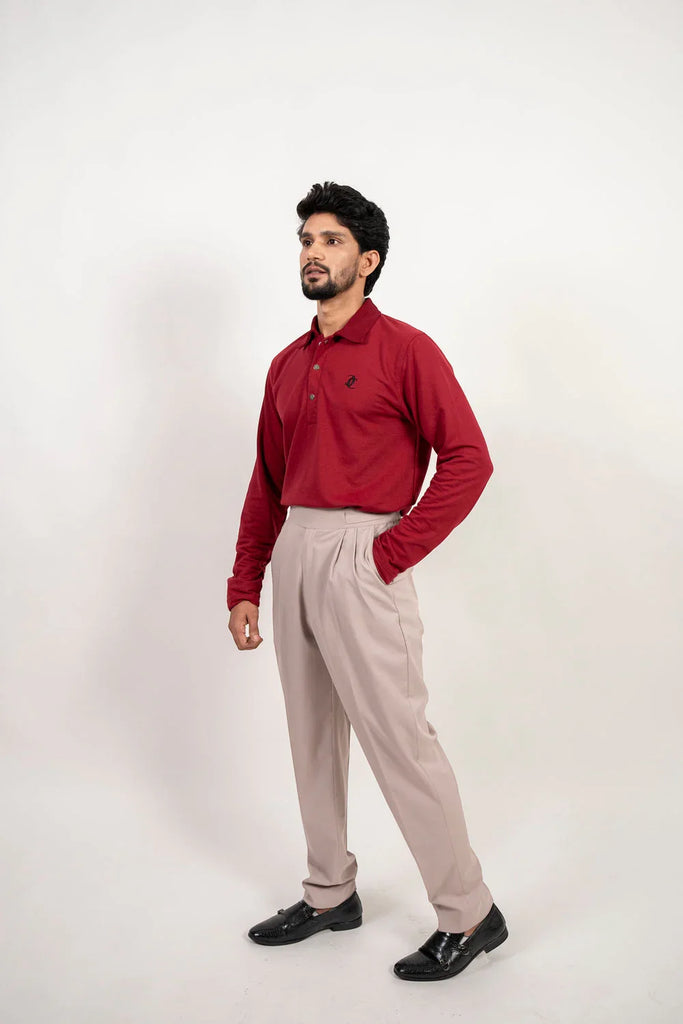 Tailored High Waist Adjustable Trousers - Naivri