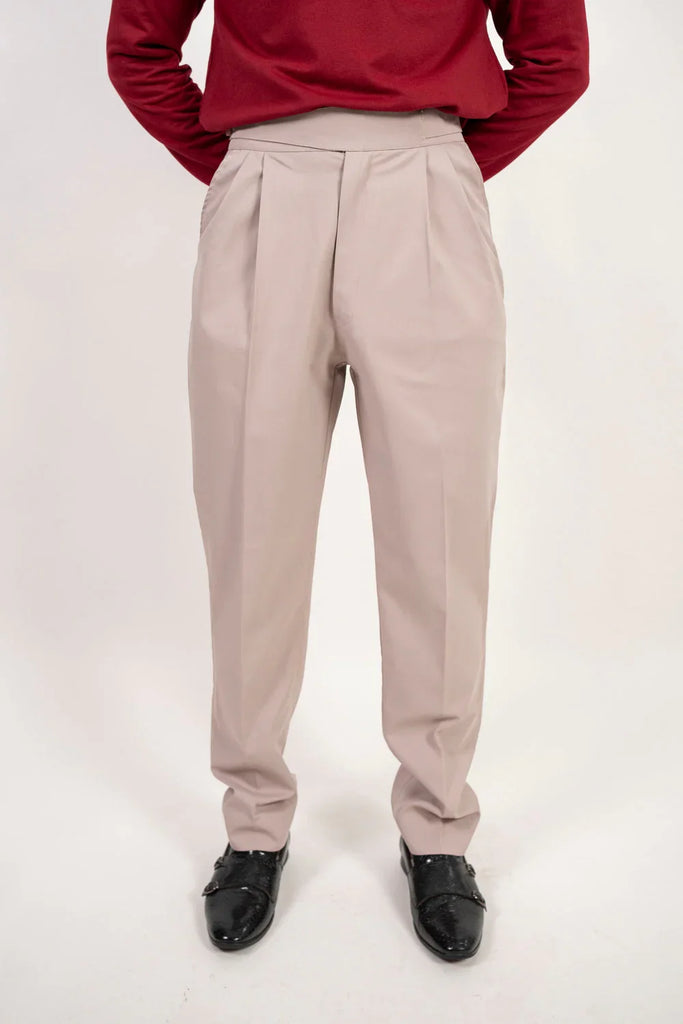 Tailored High Waist Adjustable Trousers - Naivri
