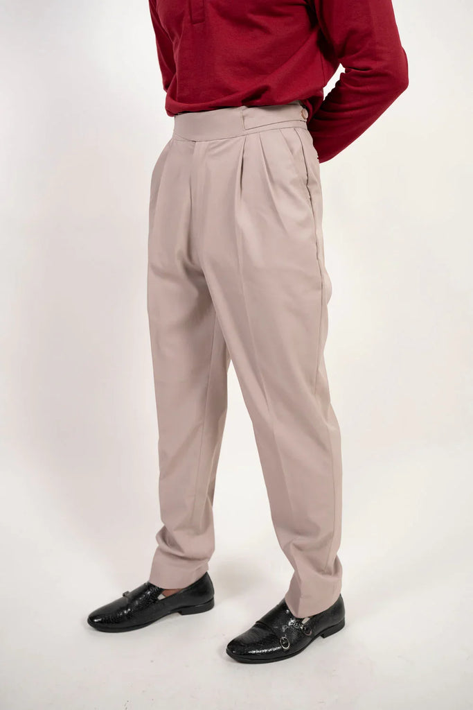 Tailored High Waist Adjustable Trousers - Naivri