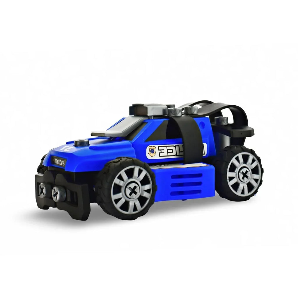 Tak tak Toys Crime Busters 5-in-1 DIY Police Toy Set – Build, Play & Protect (Age 3+) - Naivri