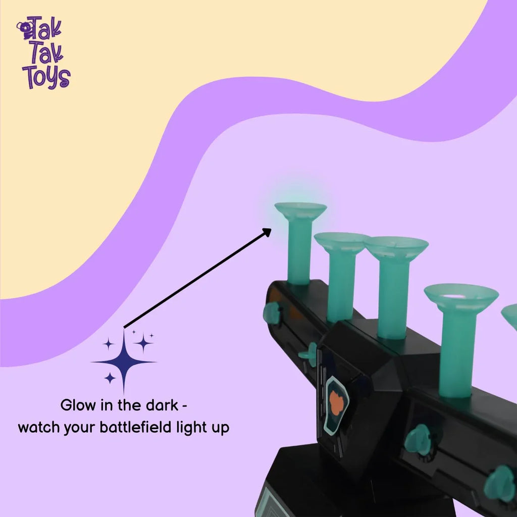 Tak Tak Toys Hover Target Shooter Game with Space Blaster | Floating Ball Shooting Toy for Kids | Indoor & Outdoor Fun | Age 8Y+ - Naivri