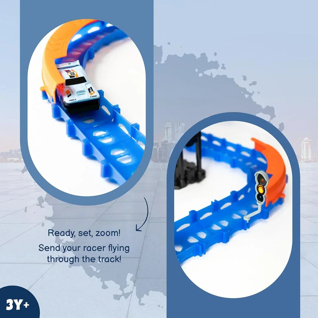 Tak Tak Toys Lightspeed Glow Track Set – Buildable Racing Toy at Naivri - Naivri