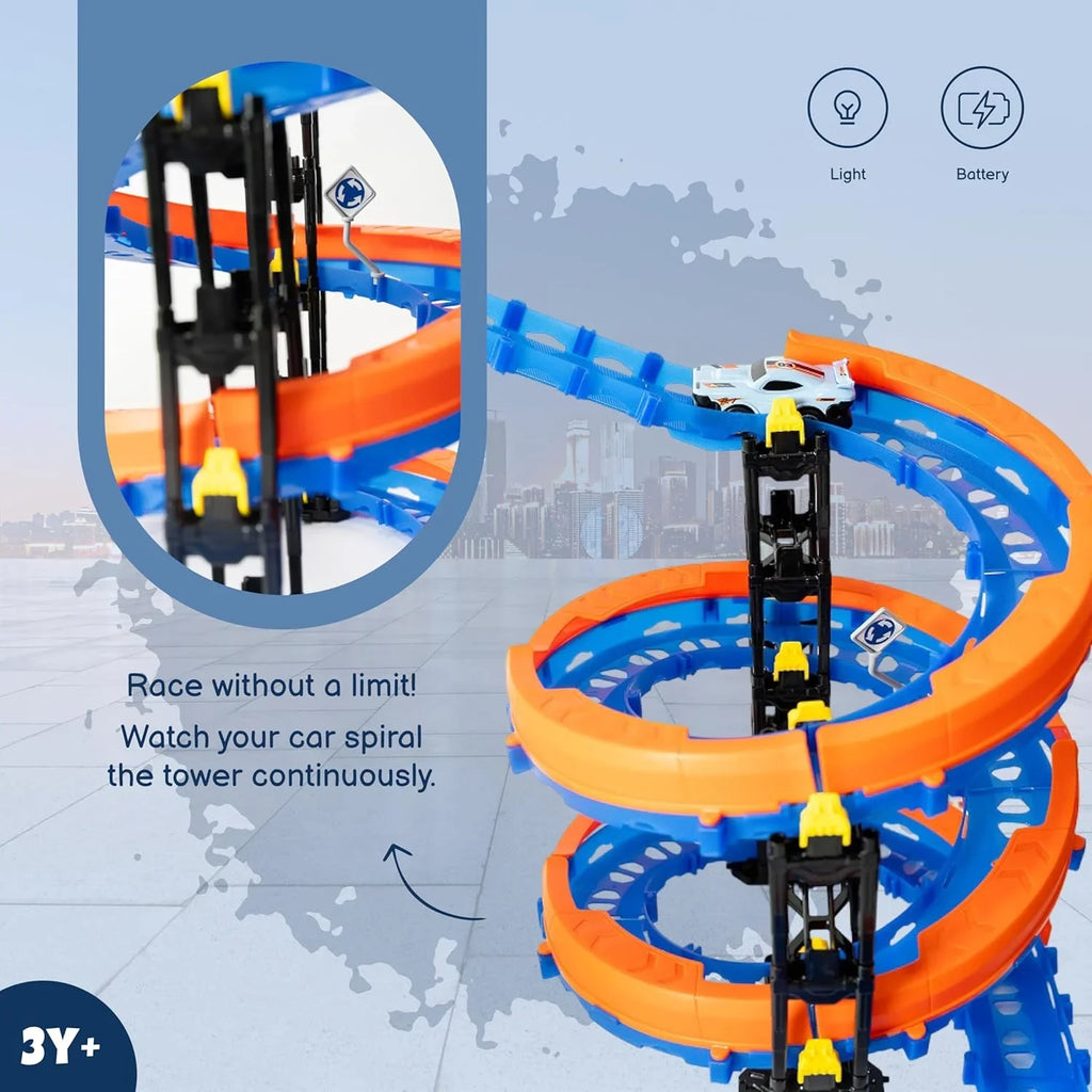 Tak Tak Toys Lightspeed Glow Track Set – Buildable Racing Toy at Naivri - Naivri