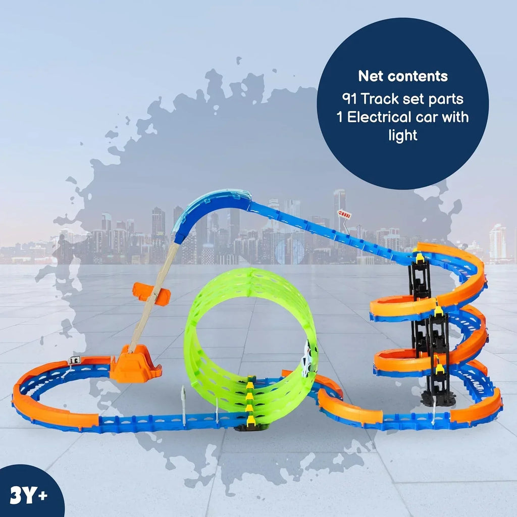 Tak Tak Toys Lightspeed Glow Track Set – Buildable Racing Toy at Naivri - Naivri