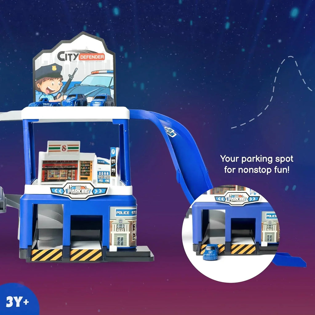Tak Tak Toys Police Command Parking Lot Set – Action Toy at Naivri - Naivri