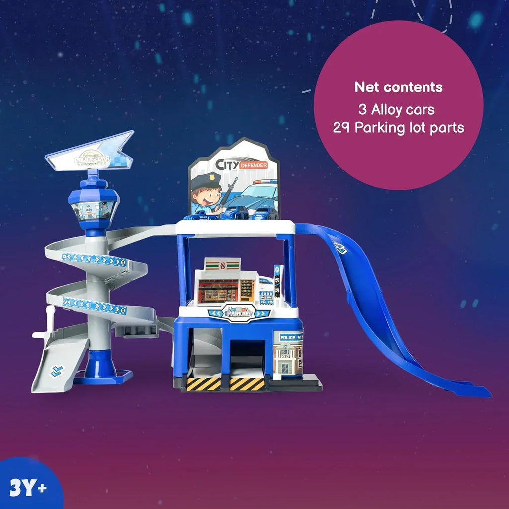 Tak Tak Toys Police Command Parking Lot Set – Action Toy at Naivri - Naivri