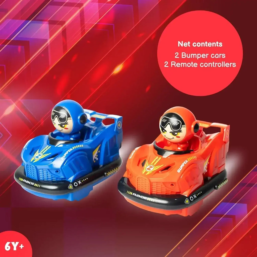Tak Tak Toys Smash Racers – Remote Control Bumper Car Battle Set for Kids - Naivri