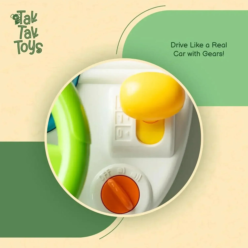 Tak Tak Toys Tiny Racer | Driving Simulator for Kids with Gears, Modes & Sounds - Naivri