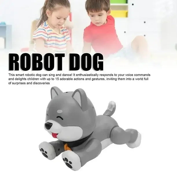 TechPaws Smart Husky Robot Dog – Remote Control, Dancing & Singing Interactive Toy for Kids - Naivri