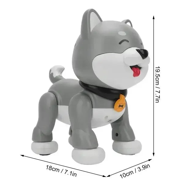 TechPaws Smart Husky Robot Dog – Remote Control, Dancing & Singing Interactive Toy for Kids - Naivri