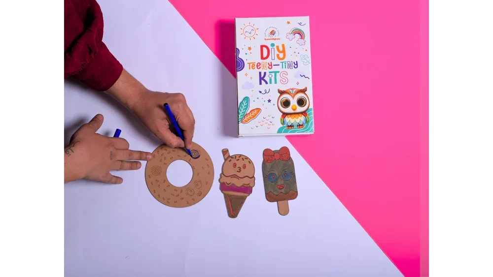 Teeny Tiny DIY Dessert Craft Kit – Paint & Decorate Sweet Treat Shapes | iLearnNGrow - Naivri