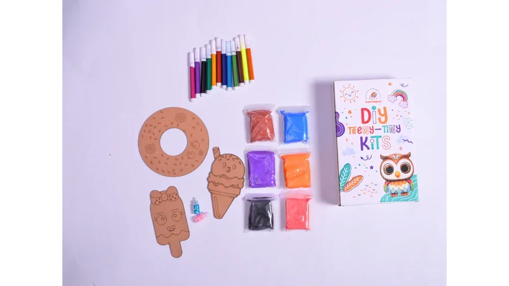 Teeny Tiny DIY Dessert Craft Kit – Paint & Decorate Sweet Treat Shapes | iLearnNGrow - Naivri