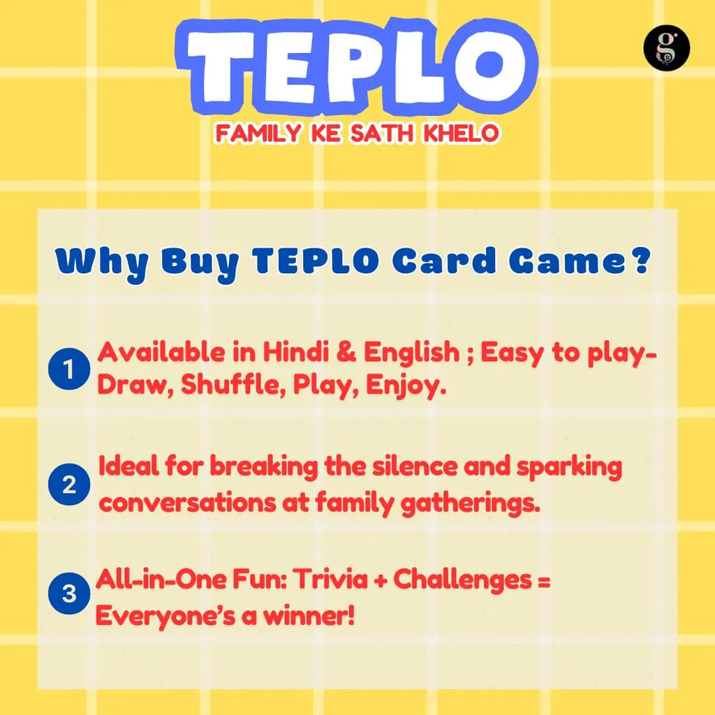 Teplo Playing Cards – The Ultimate Family Game Night Essential - Naivri