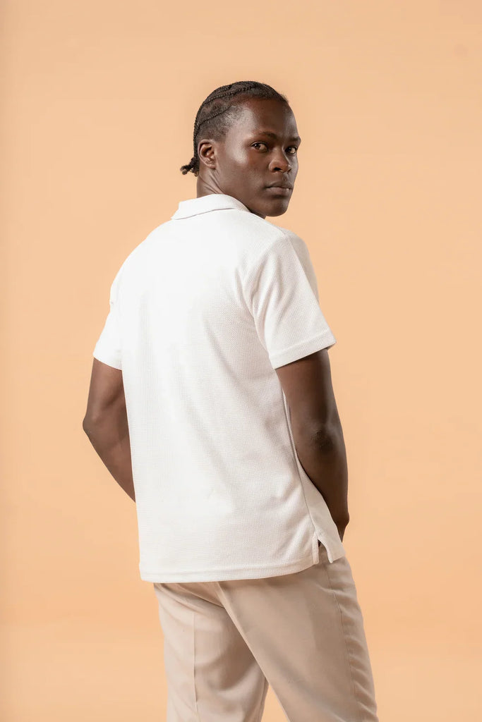 The Easecode V-Neck Polo - Naivri