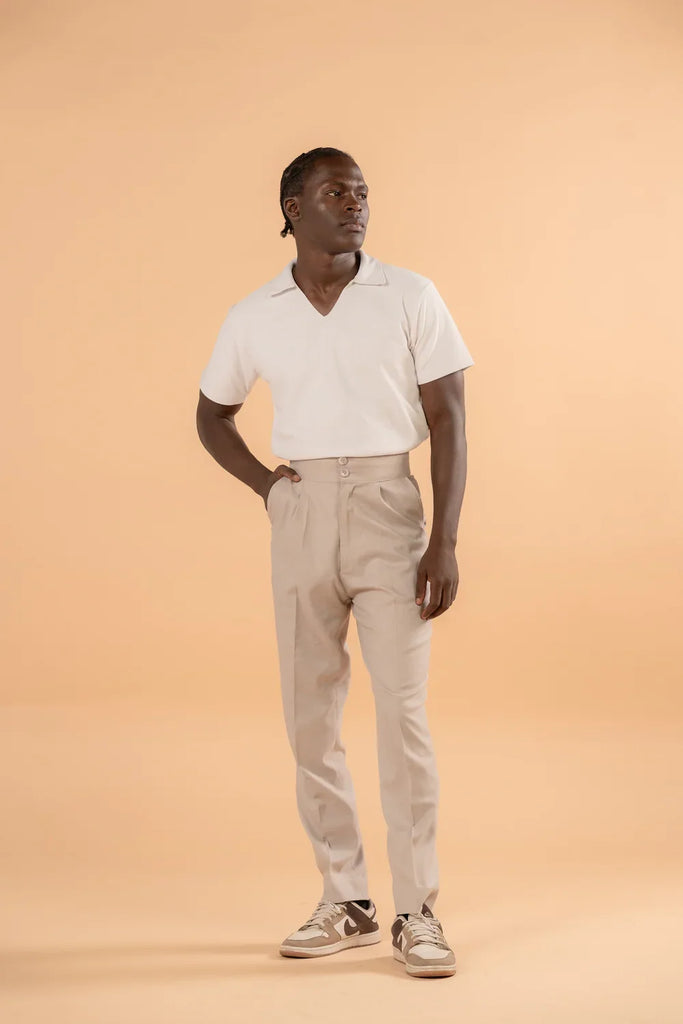 The Easecode V-Neck Polo - Naivri