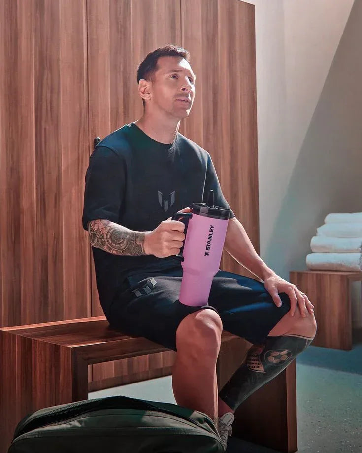 THE MESSI X STANLEY QUENCHER PROTOUR FLIP STRAW TUMBLER | 40 OZ - Naivri