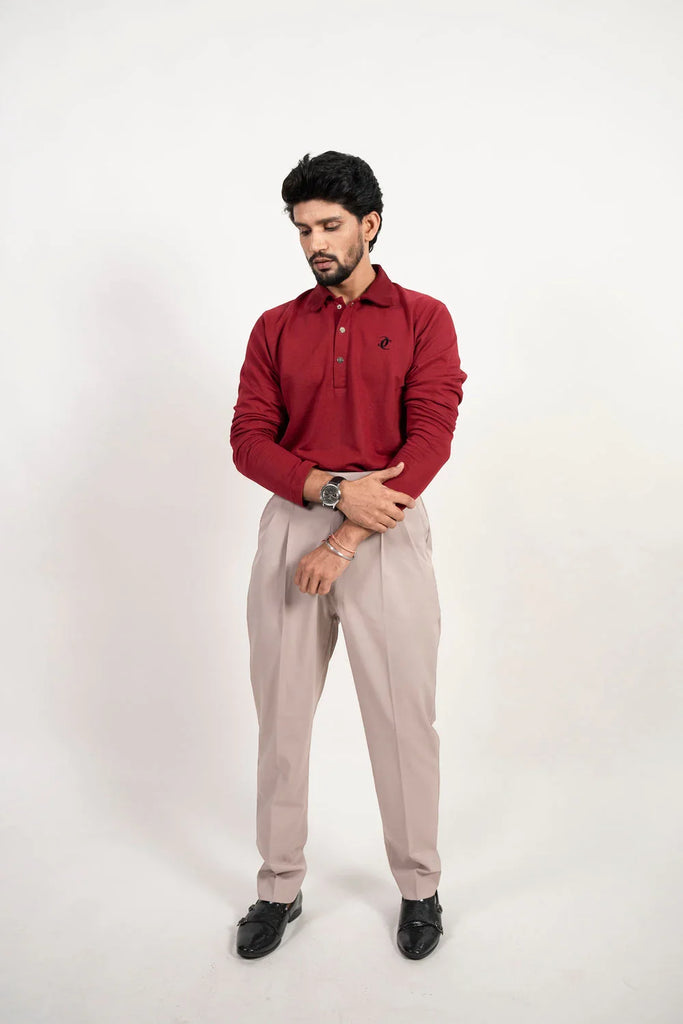 The Premium Buttoned Polo - Naivri