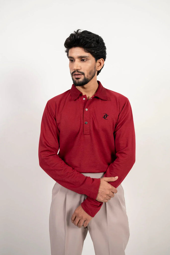 The Premium Buttoned Polo - Naivri
