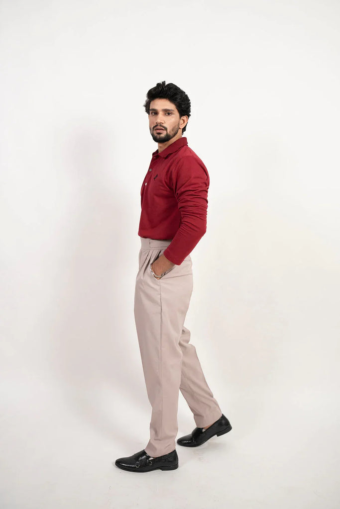 The Premium Buttoned Polo - Naivri
