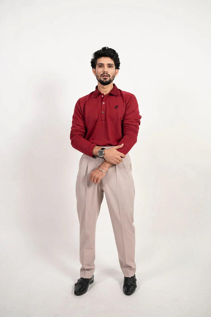 The Premium Buttoned Polo - Naivri