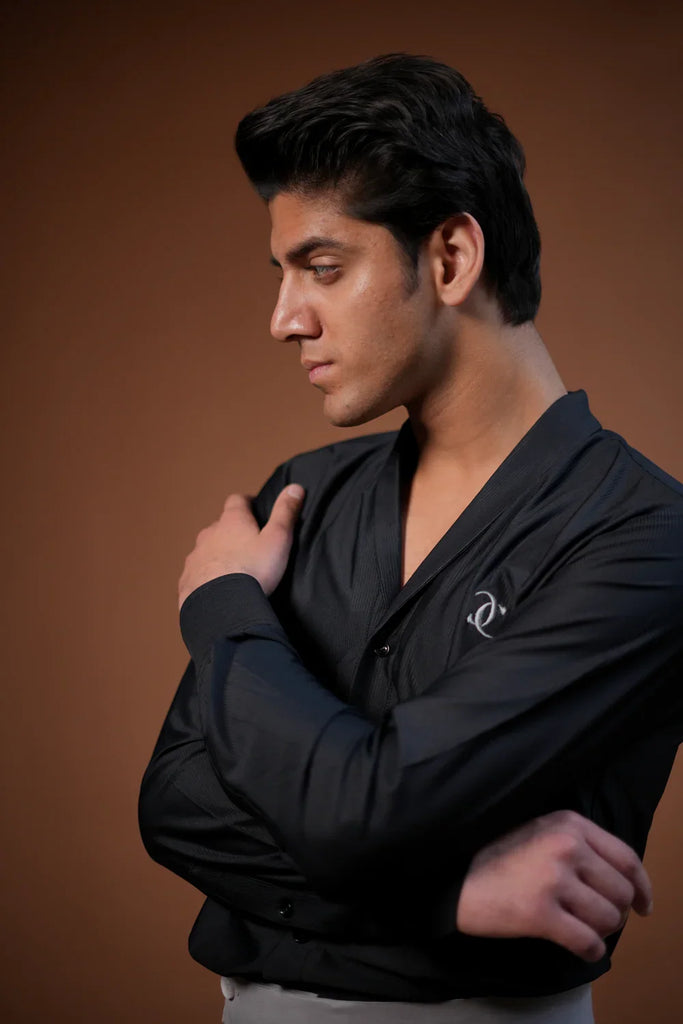 The Prestige Shawl Collar Shirt - Naivri