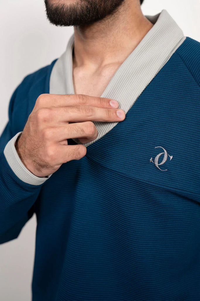 The Signature Shawl Collar T-shirt - Naivri