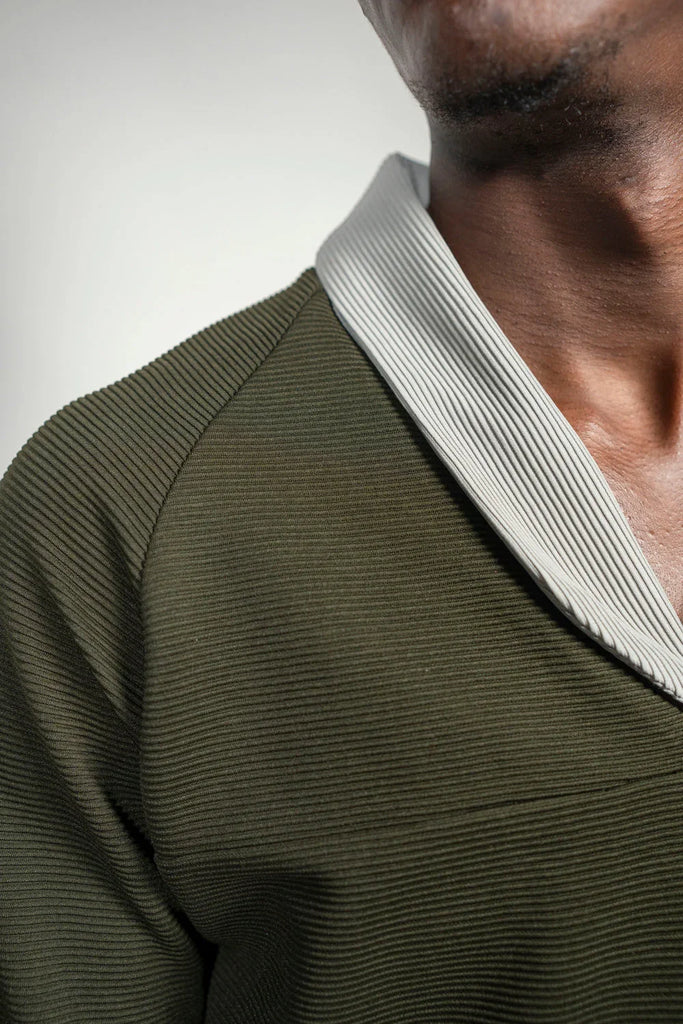 The Signature Shawl Collar T-shirt - Naivri