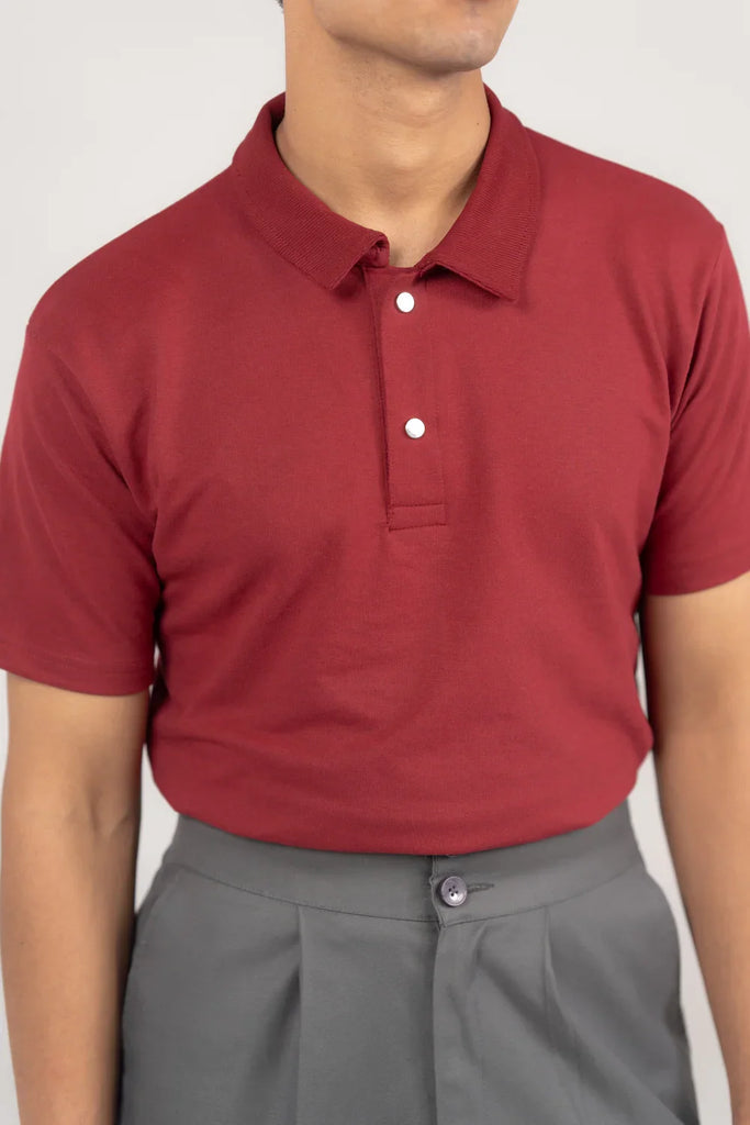 The Snap Button Polo - Naivri