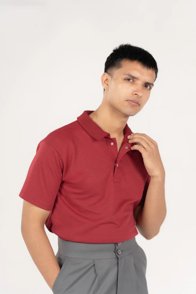 The Snap Button Polo - Naivri
