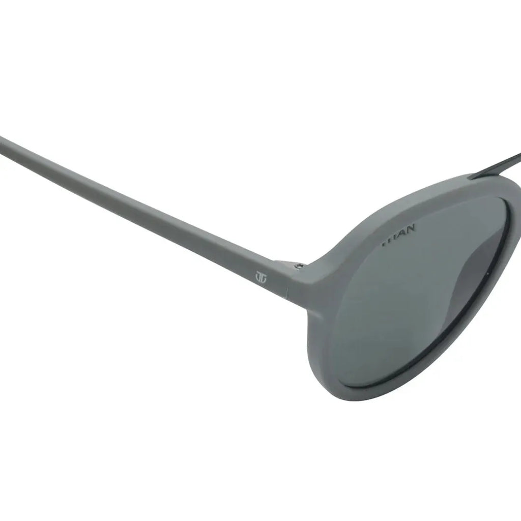 Titan Dash Grey Aviator Rimmed Kids Sunglasses SDS042GR3V - Naivri