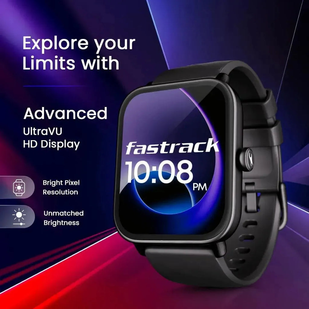 Titan Fastrack 38100PP05K Smart Watch Blue - Naivri
