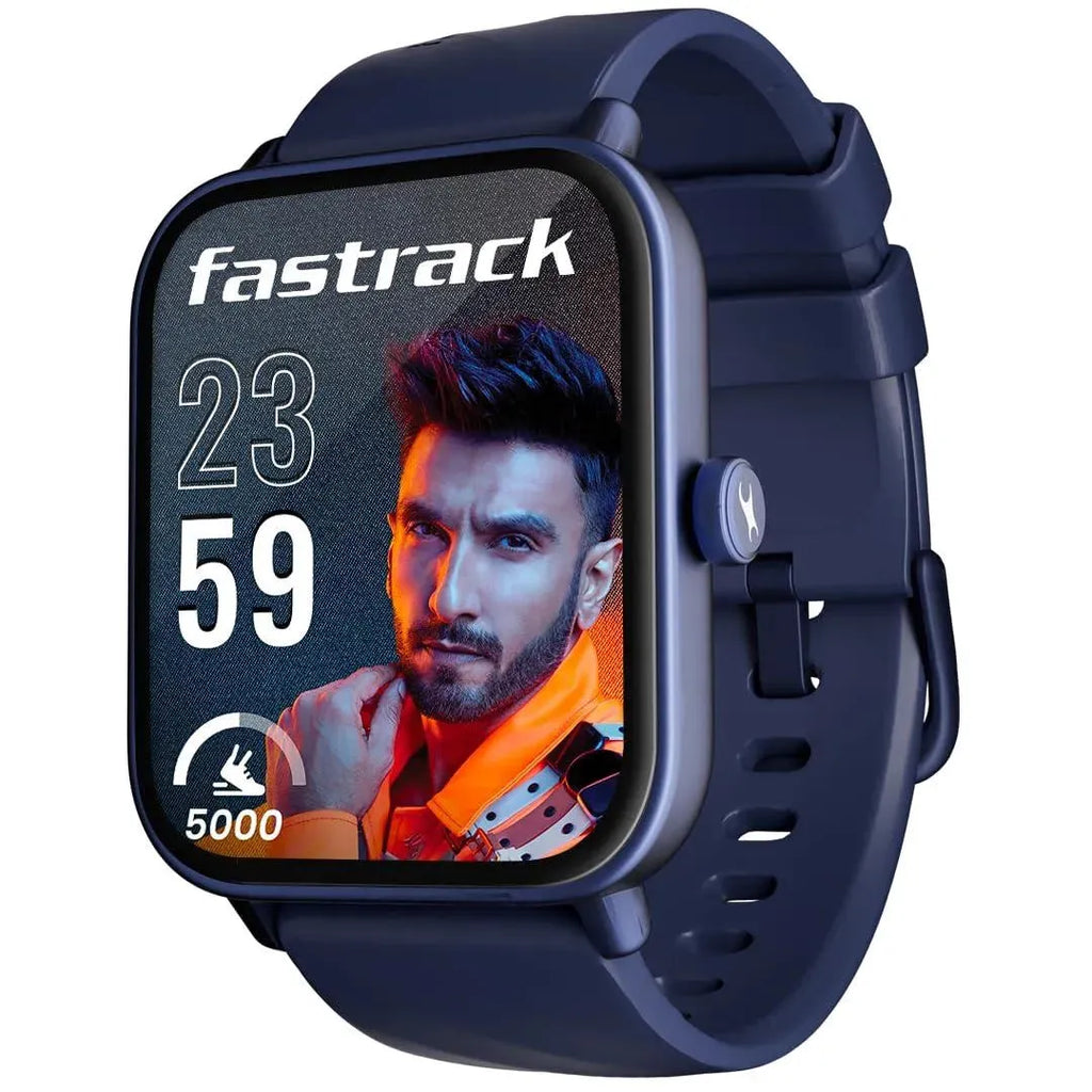 Titan Fastrack 38100PP05K Smart Watch Blue - Naivri