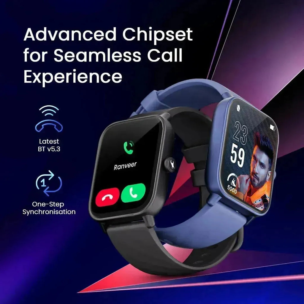 Titan Fastrack 38100PP05K Smart Watch Blue - Naivri