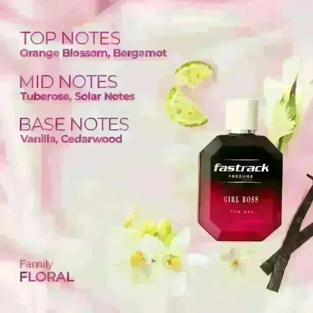 Titan Fastrack Girl Boss Eau de Parfum for Women-100 ml - Naivri