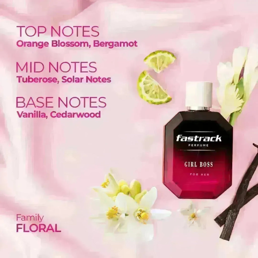 Titan Fastrack Girl Boss Eau de Parfum for Women-100 ml - Naivri