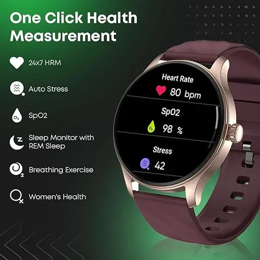 Titan Fastrack Limitless XR1 Smart Watch with 1.38" HD Display, Bluetooth Calling, AI Voice Assistant, 100+ Sports Modes, Health Suite, Up to 5-Day Battery Life, IP68 (Assorted Colours) - Naivri