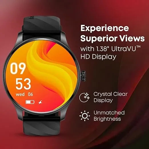 Titan Fastrack Limitless XR1 Smart Watch with 1.38" HD Display, Bluetooth Calling, AI Voice Assistant, 100+ Sports Modes, Health Suite, Up to 5-Day Battery Life, IP68 (Assorted Colours) - Naivri